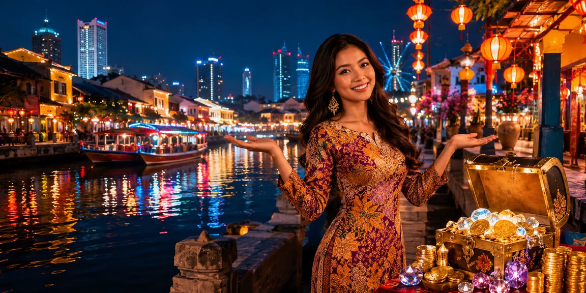 Pengguna Melaka bermain kasino dengan bijak menggunakan aplikasi 40170 bertemakan batik