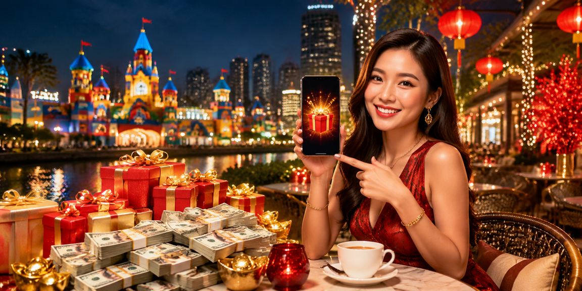 Pemain Malaysia menggunakan telefon untuk bermain permainan popular kasino dalam talian